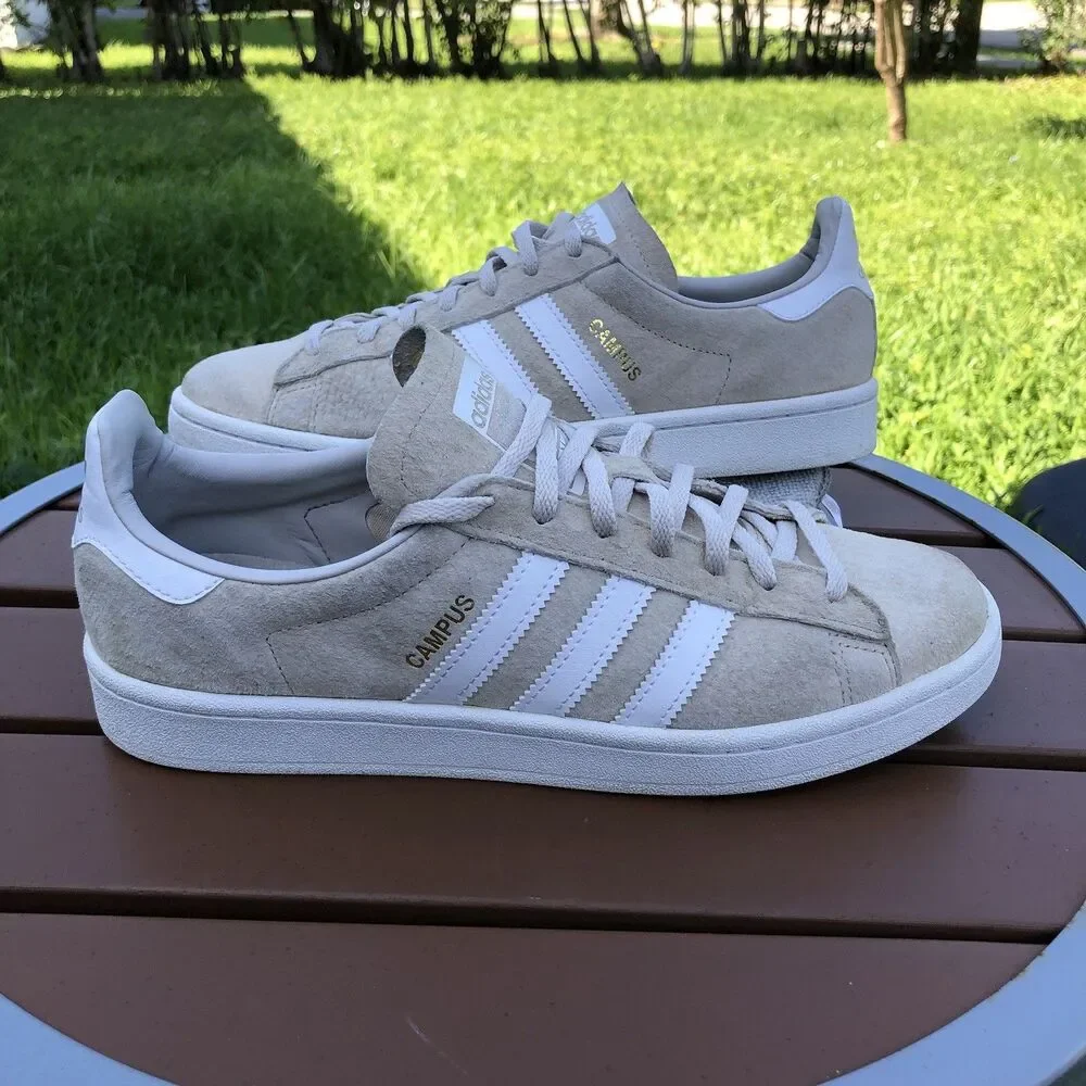 Adidas Campus 00s Sneakers Women 9.5 Beige Wonder Suede Retro Casual 117487339